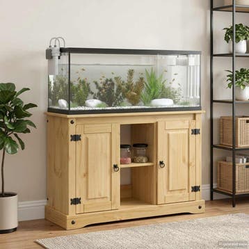 vidaXL Aquarium Stand CORONA Bruin 101,5 x 37 x 73 cm 300 kg, Dieren en Toebehoren, Verzenden, Nieuw