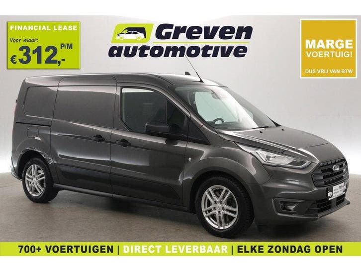 Ford Transit Connect 1.5 L2 120PK | Marge | Automaat |, Auto's, Bestelauto's, Automaat, Diesel, Zilver of Grijs, Ford
