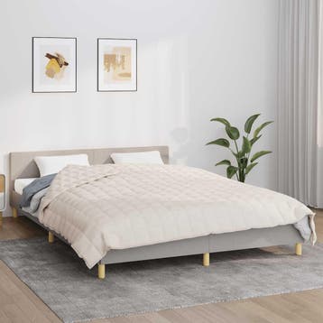 vidaXL Verzwaringsdeken 220x235 cm 11 kg stof, Verzenden, Nieuw
