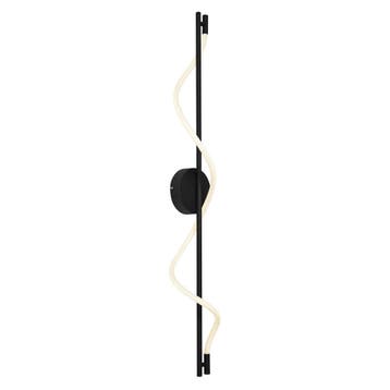Moderne wandlamp zwart incl. LED 3-staps dimbaar - Twirl, Verzenden, Nieuw