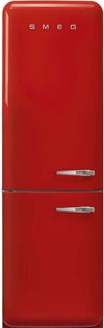 Smeg FAB32LRD6 koel-vriescombinatie Vrijstaand 331 l Rood, Witgoed en Apparatuur, Verzenden, Nieuw