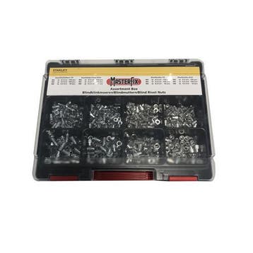 Masterfix KV12MGP01 Blindklinkmoeren Set M4-M6 - 1200-delig, Verzenden, Nieuw