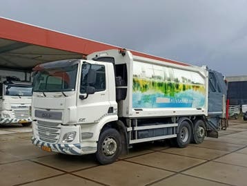 Vuilniswagen, DAF, CF 290 FAN achterlader GeesinkNorba GP