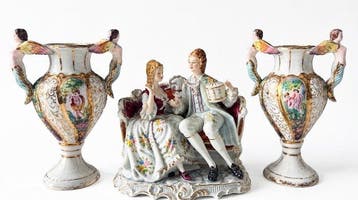 Capodimonte, Style - Vaas (3) - A Canne - HARD PASTA