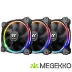 Thermaltake Riing Plus 12 RGB Sync Ventilator 12 cm Zwart 3, Verzenden, Nieuw