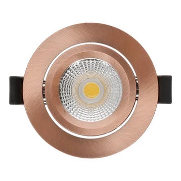 LED INBOUWSPOT | VARDA | SLIM-FIT | 5W | DIM | KOPER, Ophalen of Verzenden, Nieuw