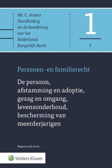 De persoon afstamming en adoptie gezag en omga 9789013158427, Zo goed als nieuw