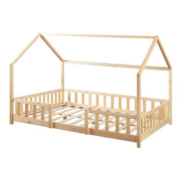 [en.casa] Kinderbed Sisimiut met uitvalbeveiliging 140x200 c, Verzenden, Nieuw