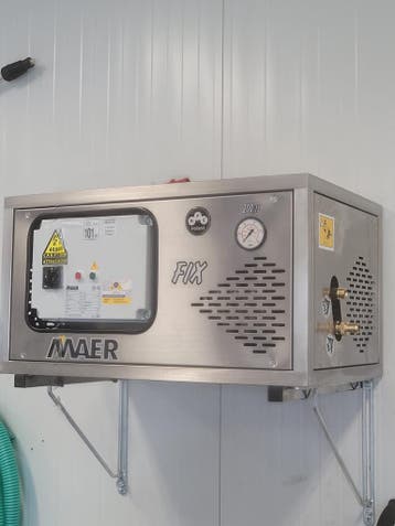 Stationaire Koudwater hogedrukreiniger 200bar volledig RVS, Nieuw, Ophalen of Verzenden, Met regelbare waterdruk, Maer Fix