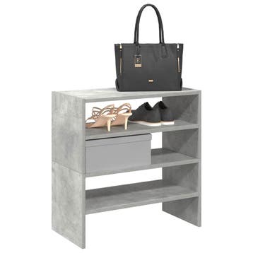 vidaXL Schoenenrekken 2 st stapelbaar 60x30x30,5 cm, Huis en Inrichting, Verzenden, Nieuw