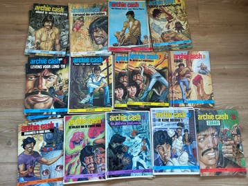 Archie Cash strips - Archie Cash stripboeken - Malik, Complete serie of reeks, Verzenden, Gelezen, Malik