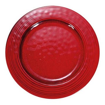 Bord | Melamine | Rood | Per Stuk | Ø280x25(h)mm EMGA, Verzenden, Nieuw in verpakking