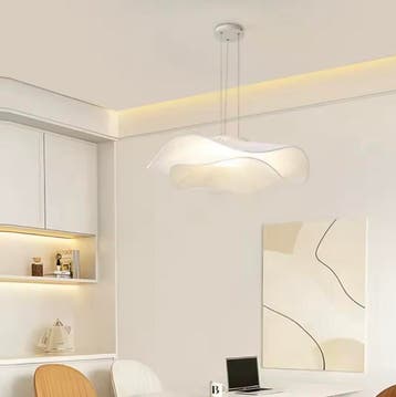 Moderne Stoffen LED Hanglamp – Dimbare Plafondlamp Nieuw, Verzenden, Nieuw