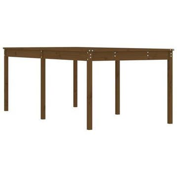 VidaXL tuintafel, Bruin grenen, 203,5 x 100 x 76 cm, Ophalen, Nieuw