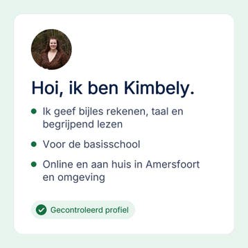 Bijles rekenen en taal aan huis in Amersfoort en online, Privéles, Bijles