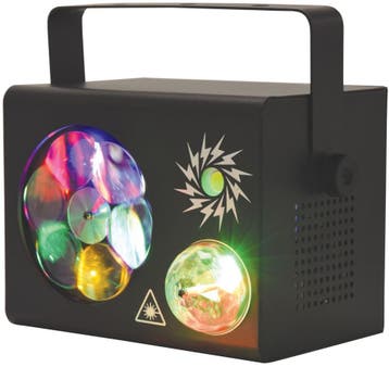 QTX Gobo Fireflash 4-in-1 LED & Laser Effect, Verzenden, Nieuw, Laser