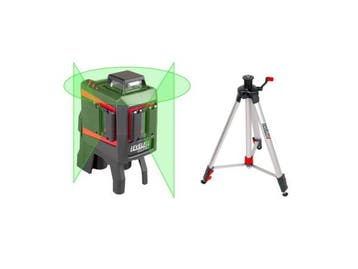 Veiling - Levelfix kruislijnlaser groen met statief CCL210G, Nieuw