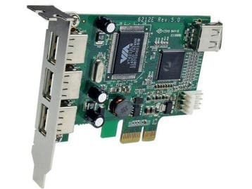 Startech.com PEXUSB4DP - PCI Express USB-kaart - 4-poorts, Verzenden, Nieuw