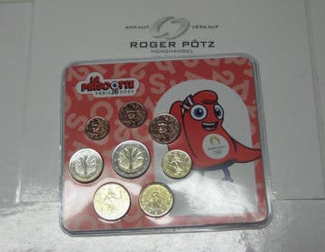 Frankreich 3,88 Euro 2022 Miniset Olympia Mascotte rote V..., Verzenden