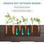 2dekans | Coast Verhoogde Moestuinbak Bruin – Verstelbare, Ophalen of Verzenden, Zo goed als nieuw