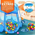 Speeltent - Kindertent - Speelhuisje - Met ballen - Blauw -, Verzenden, Zo goed als nieuw