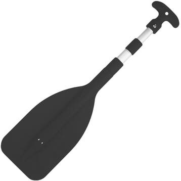 Dubbel Telescopische Peddel 53-107cm Zwart, Ophalen of Verzenden, Nieuw