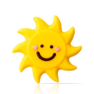 Dobla Chocoladedecoratie Lachende Zon 88st., Verzenden, Nieuw