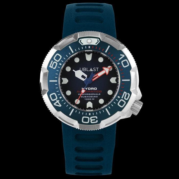 Ublast - Hydro - REF.UBHDR46BU - Automatic - Sub 100 ATM -, Sieraden, Tassen en Uiterlijk, Horloges | Heren