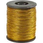 Koord, dikte 0,5 mm, goud, 100 m/ 1 rol, Hobby en Vrije tijd, Stoffen en Lappen, Nieuw