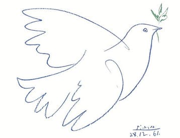 Pablo Picasso (1881-1973) - Colombe Bleue