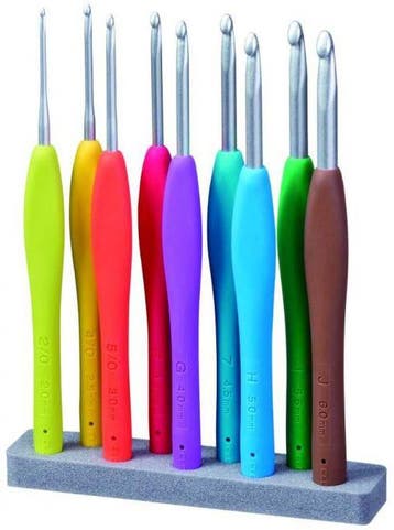 Clover Amour Haaknaalden Set - 2 t/m 6 mm - Ergonomisch en, Hobby en Vrije tijd, Breien en Haken, Ophalen of Verzenden, Nieuw