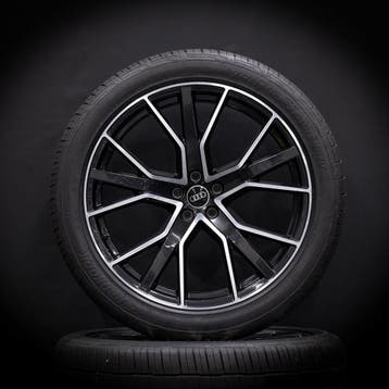 22 inch velgen Audi Q8 SQ8 Zomerbanden 285/40/22 Origineel, Gebruikt, 285 mm, Banden en Velgen, Overige maten