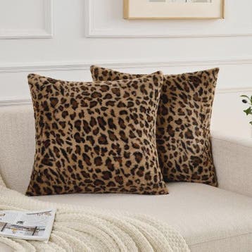 Luxe Kussenhoes Luipaardprint Fluweel - Zacht & Decoratief v, Verzenden, Nieuw