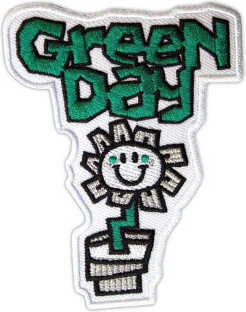Green Day - Flower Pot - Patch officiële merchandise, Ophalen of Verzenden, Nieuw, Kleding