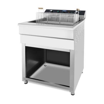 Frituurpan - 45 L - 1 Mand - met Tapkraan - 400V, Witgoed en Apparatuur, Frituurpannen, 4 liter of meer, Verzenden, Nieuw