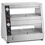 Makfry Warmhoudvitrine | Hot Display HD4 | RVS | Cap. 20KG |, Ophalen of Verzenden, Nieuw in verpakking