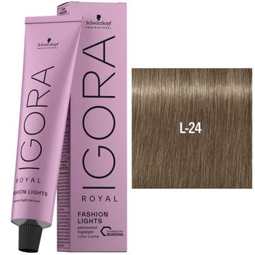 Schwarzkopf  Igora  Royal  Fashion Lights  L24  60 ml, Verzenden, Nieuw