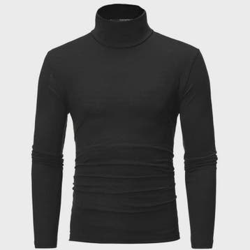 Heren Slim Fit Thermoshirt met Hoge Hals - Lange Mouwen voor, Verzenden, Nieuw