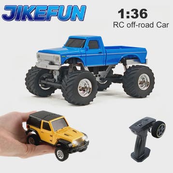 1:36 RC Crawler Off-Road Auto 4WD Elektrisch Afstandsbedieni, Verzenden, Nieuw