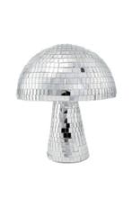 Paddenstoel 25 cm Spiegeltjes Zilver Zwam Discobal Pop Beeld, Ophalen of Verzenden, Nieuw, Feestartikel, Carnaval