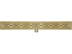 Veiling - Douchegoot met Flens 90 cm. - Geborsteld Messing, Doe-het-zelf en Verbouw, Nieuw