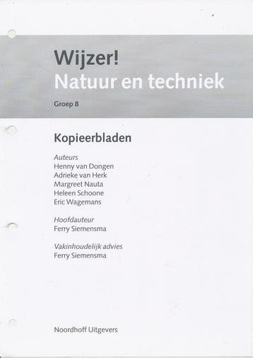 Wijzer! Natuur en Techniek kopieerbladen groep 8, Boeken, Verzenden, Nieuw