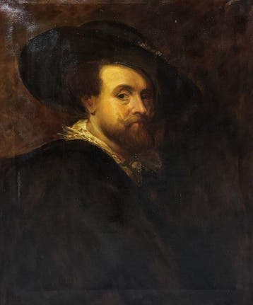 École Européene (XIX-XX) - Portrait de P. P. Rubens