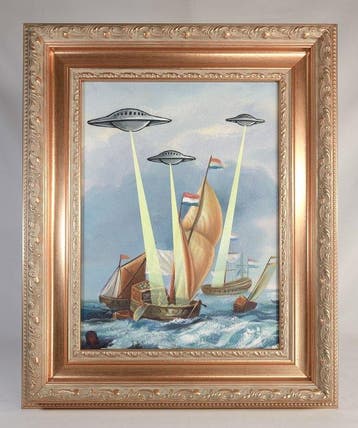 Fictional World (1980) - Banksy´s Glowing UFO Invasion
