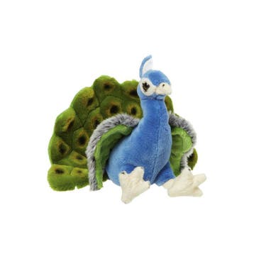 Pluche pauwen knuffel - 18 cm - zachte vogelknuffel, Verzenden, Nieuw