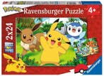 Pikachu en zijn Vrienden Puzzel (2 x 24 stukjes) |, Verzenden, Nieuw