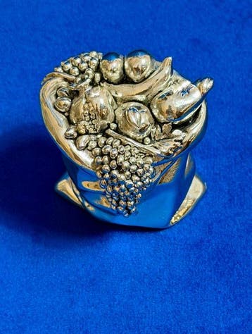Nuova Max Art Oro e Argento - Beeldje - FRUITBASKET with