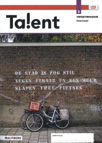 Talent 5 vwogymnasium Nederlands 9789402077636, Verzenden, Zo goed als nieuw