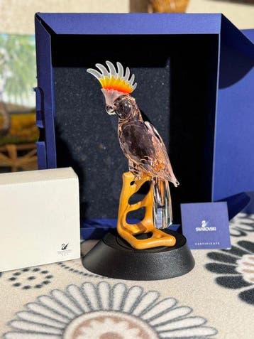 Swarovski - Beeldje - Cockatoo 718565 - boxed + certificate