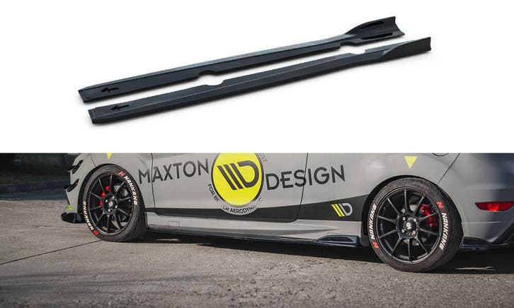 Zijskirts Diffusers Ford Fiesta ST / ST-Line Mk7 / Mk7 FL, Auto-onderdelen, Carrosserie en Plaatwerk, Ophalen of Verzenden